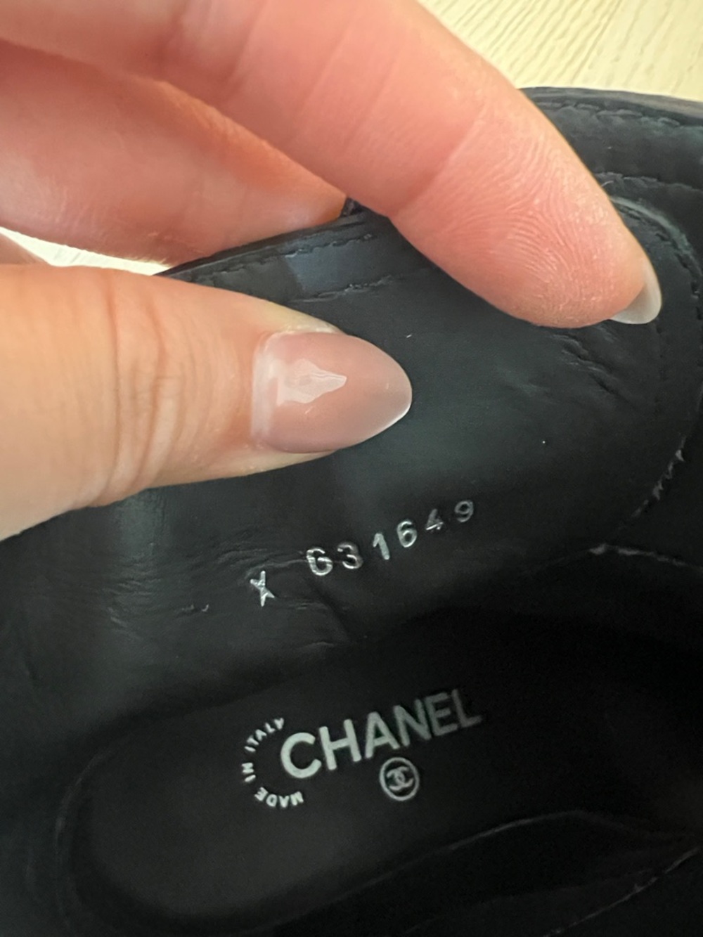 Chanel Black Leather Short Slip-On Booties with Block
Heel - Size EU 38 (US 7) - Picture 10 of 15